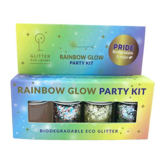 Glitter Eco Lovers Rainbow Glow Party Kit  24 ml