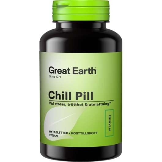 Great Earth Chill Pill 60 tabletter