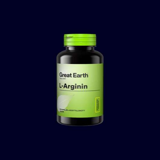 Great Earth L-Arginin 500 mg 90 kapslar
