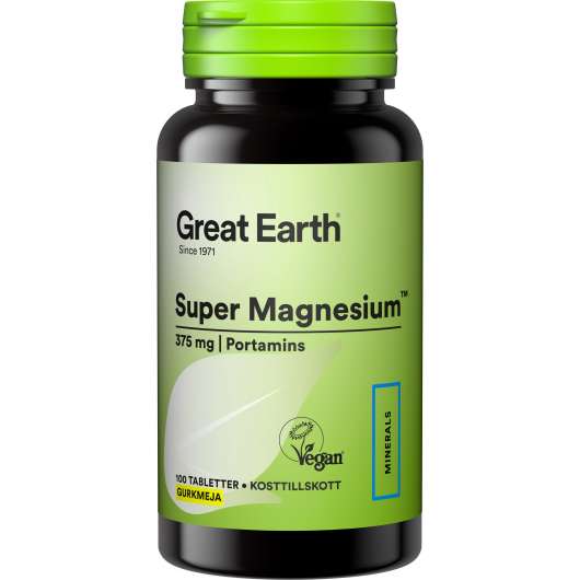 Great Earth Super Magnesium 375 mg 100 tab