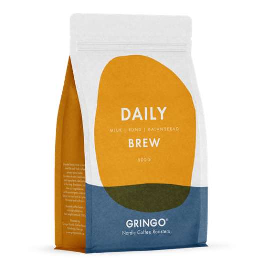 Gringo Nordic Coffee Roasters Gringo Daily Brew hela bönor 500 g