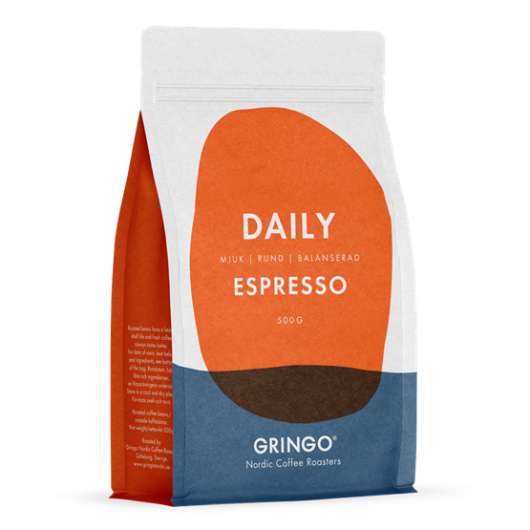 Gringo Nordic Coffee Roasters Gringo Daily Espresso hela bönor 500 g