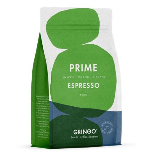 Gringo Nordic Coffee Roasters Gringo Prime Espresso EKO hela bönor 500 g