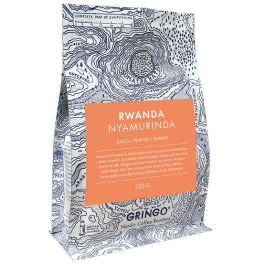 Gringo Nordic Coffee Roasters Gringo Rwanda Nyamurinda hela bönor 250 g