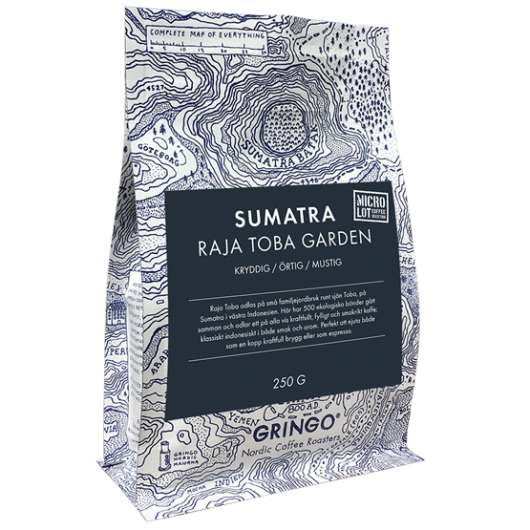 Gringo Nordic Coffee Roasters Gringo Sumatra Raja Toba Organic hela bönor 250 g