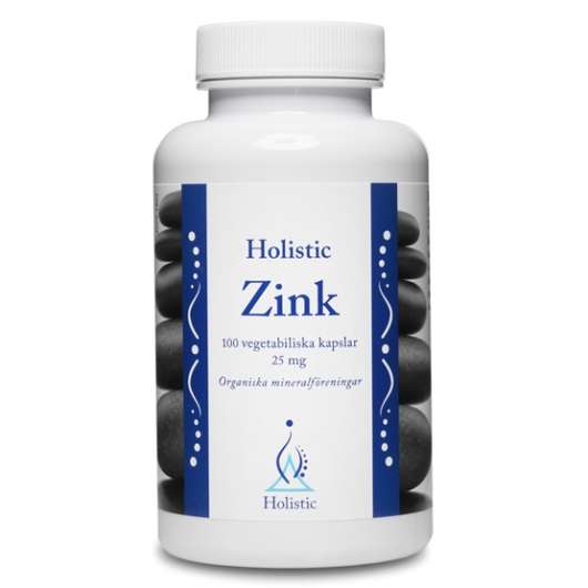 Holistic Zink 25 mg 100 kapslar