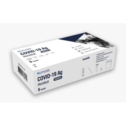 Humasis COVID-19 Ag Hemtest 5-pack