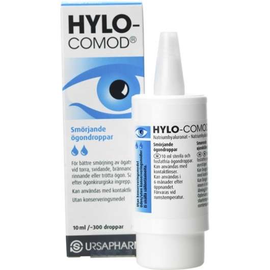 Hylo Eye Care Hylo-Comod ögondroppar 300 doser 10 ml