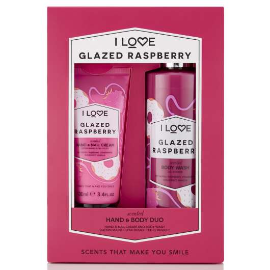 I Love... Body Dou Glazed Rasberry Gift Set