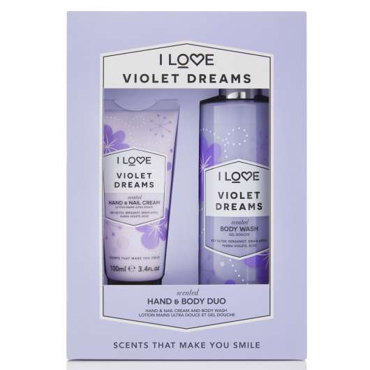 I Love... Body Dou Violets Dreams Gift Set