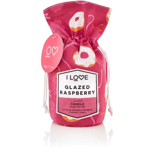 I Love... Signature I Love Glazed Raspberry Scented Candle 200 g