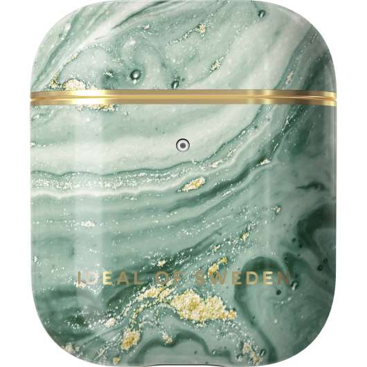 iDeal of Sweden Fashion AirPods Case Mint Swirl Marble