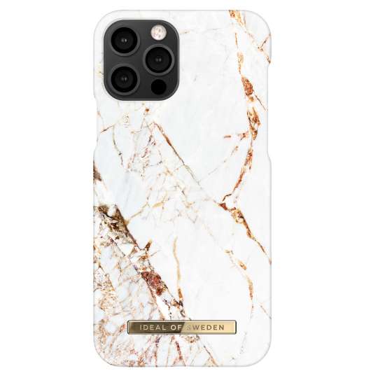 iDeal of Sweden iPhone 12/12 Pro Fashion Case Carrara Gold