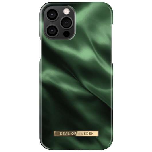 iDeal of Sweden iPhone 12/12 Pro Fashion Case Emerald Satin