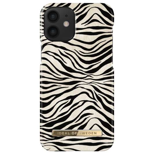 iDeal of Sweden iPhone 12 Mini Fashion Case Zafari Zebra