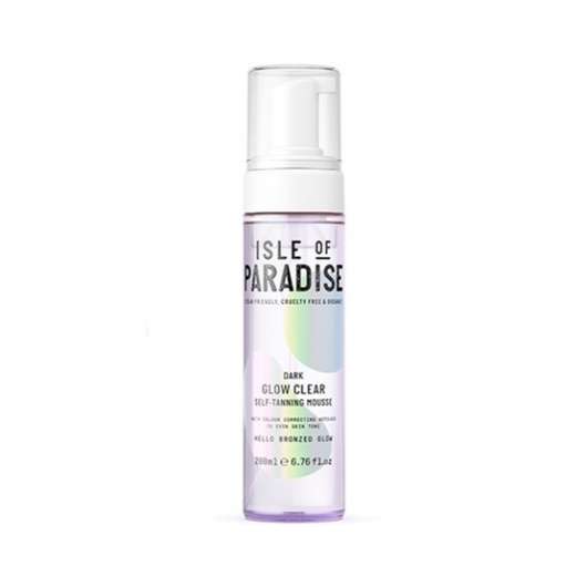 Isle of Paradise Glow Clear Self Tanning Mousse Dark 200 ml