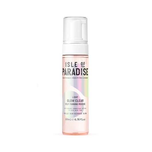 Isle of Paradise Glow Clear Self Tanning Mousse Light 200 ml