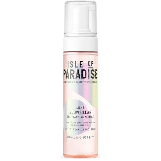 Isle Of Paradise Glow Clear Self Tanning Mousse Light