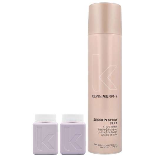 Kevin Murphy Hydrate-Me Wash Shampoo & Conditioner + Session Spray Fle