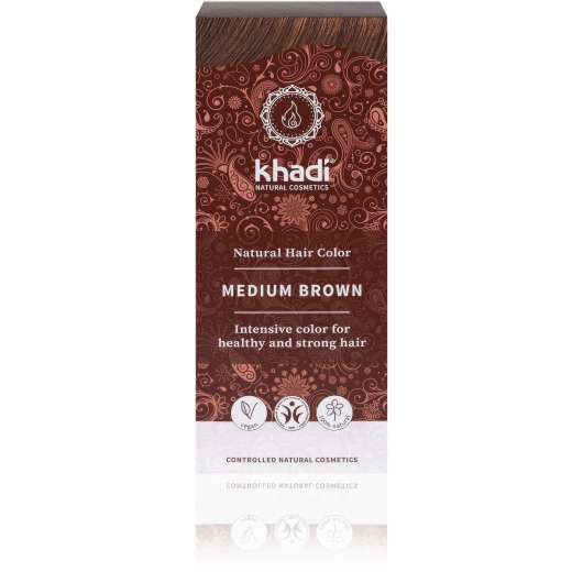 Khadi Herbal Hair Colour Medium Brown