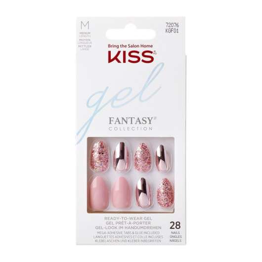 Kiss Glam up Fantasy nails - Tan Lines