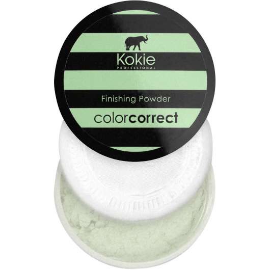 Kokie Cosmetics Color Correct Setting Powder Green - Redness Correctio