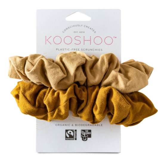 Kooshoo Scrunchies Gold Sand