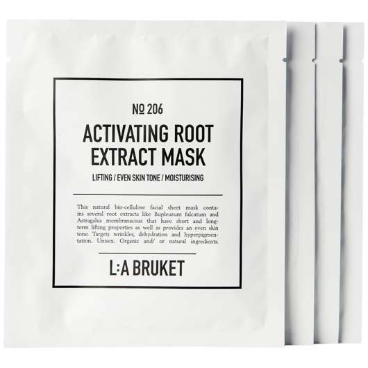 L:A Bruket Activating Root Extract Mask, 4-pack