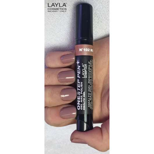 Layla One Step Pen Gel Nail Polish Rosy Brown