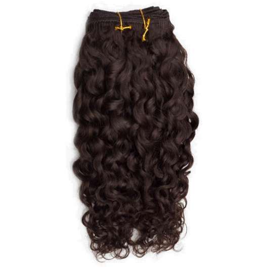 Rapunzel of Sweden Hair Weft Bouncy Curl 40cm 2.2 Coffee Brown