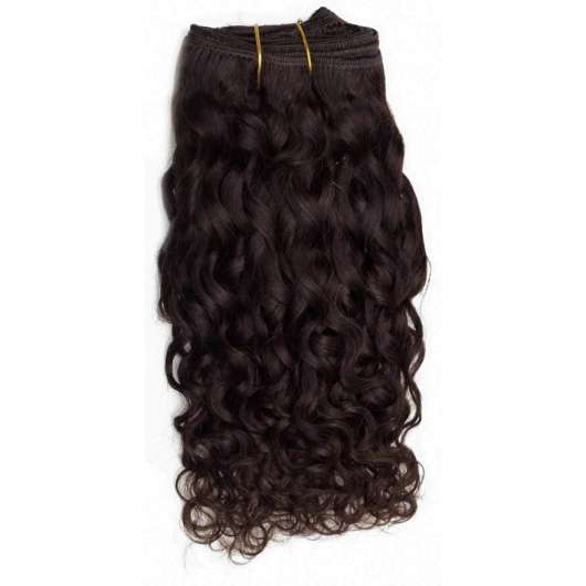 Rapunzel of Sweden Hair Weft Bouncy Curl 40cm 2.3 Chocolate Brown