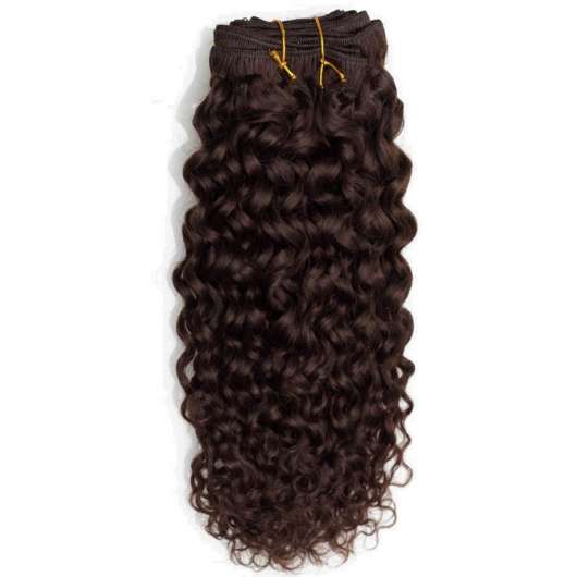 Rapunzel of Sweden Hair Weft Curly Curls 35cm 2.2 Coffee Brown